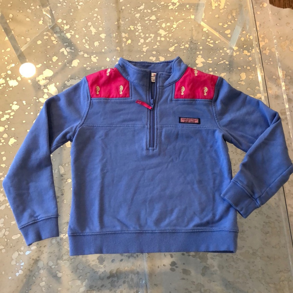 Vineyard Vines M(10-12) girls 1/2 zip sweater.